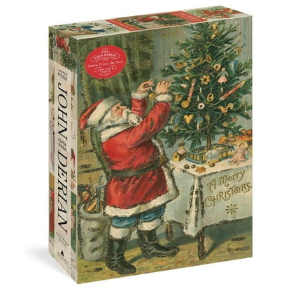 John Derian Paper Goods: Santa Trims the Tree 1,000-Piece Pu