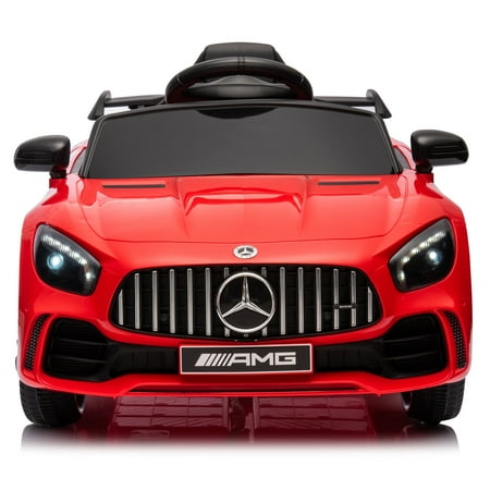 Seizeen 12V Kids Ride On Cars Battery Powered, Benz-GTR Ride on Toy w/ Remote Control, 3 Speeds, Music Player, Ride On Cars for Kids As Best Gift for Girls Boys, Red