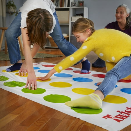 Twister Floor Party Game for Kids, Family Games for 2+ Players, Christmas Gifts for Kids, Ages 6+