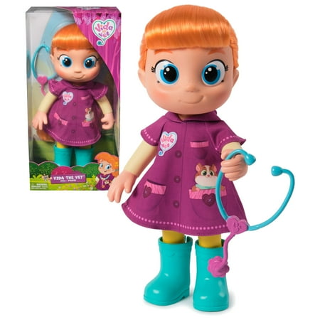 Vida the Vet 13-Inch Toddler Doll with Accessories, for Kids 3+