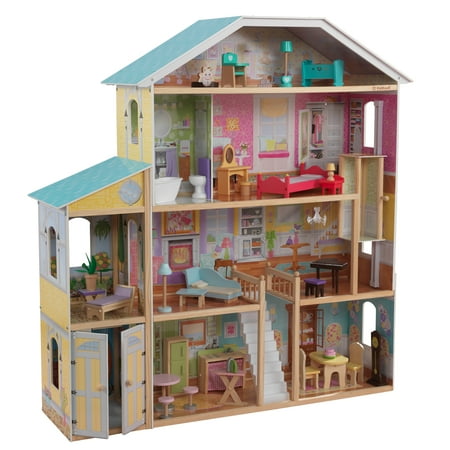 KidKraft Majestic Mansion Wooden Dollhouse with 34 Accessories