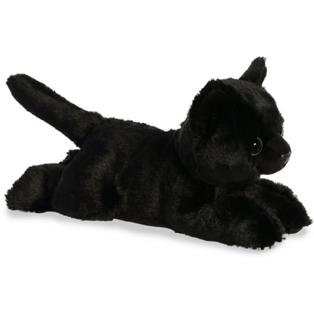 Aurora - Small Black Mini Flopsie - 8" Twilight Cat - Adorable Stuffed Animal