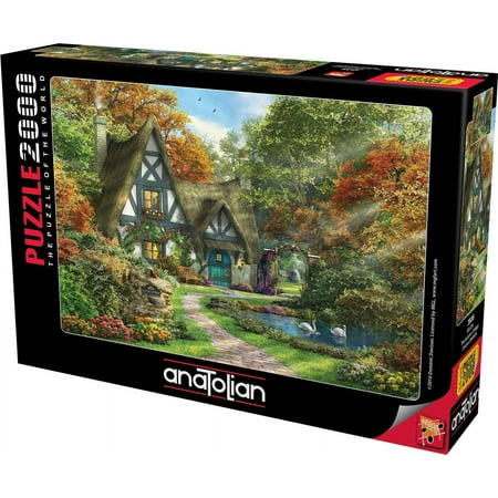 Anatolian 2000Piece Jigsaw Puzzle - The Autumn Cottage Jigsaw Puzzle Multicolor