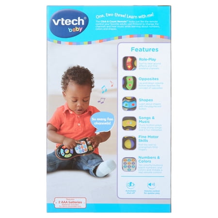 VTech Click and Count Remote Stroller & Car Seat Toys Baby and Toddler Toys