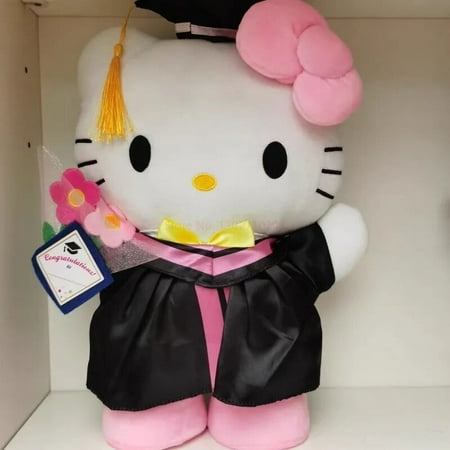 35cm Kawaii Sanrio Anime Hobby My Melody Kuromi Cinnamoroll Hello Kitty Graduation Large Plush Doll Sofa Pillow Christmas Gifts