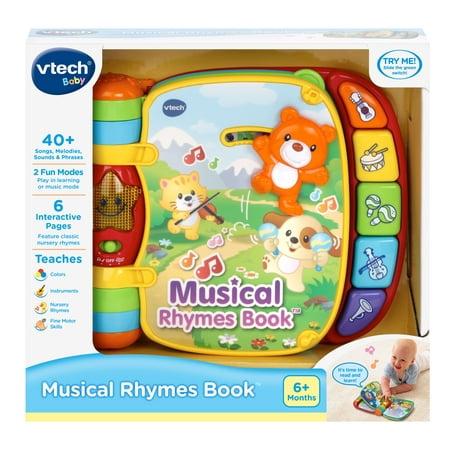 VTech Musical Rhymes Book Classic Nursery Rhymes for Babies