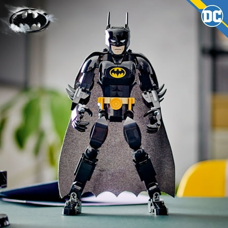 LEGO DC Batman Construction Figure 76259 Buildable DC Action Figure, Fully Jointed DC Toy for Play and Display with Cape from the Batman Returns Movie, Batman Toy for 8 Year Olds