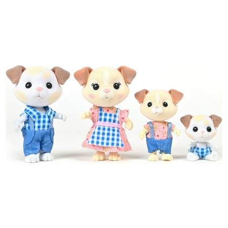 Honey Bee Acres The Barksters Dog Family, 4 Miniature Doll Figures, Children Ages 3+