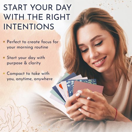 RYVE Affirmations Cards - 52 Positive Affirmations Cards for Women - Daily Affirmations for Women with Motivational Quotes, Meditation Cards, Mindfulness Cards, Words of Affirmation Cards for Women