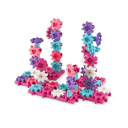 Learning Resources Gears! Gears! Gears! Deluxe Building Set, Puzzle, 100 Pieces, Pink