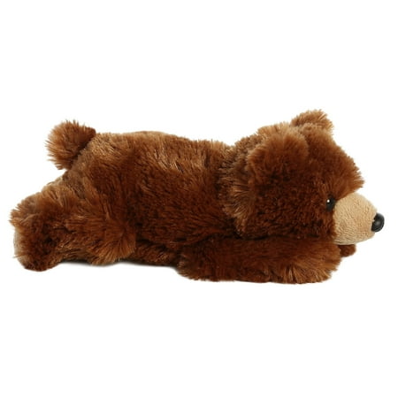 Aurora - Small Brown Mini Flopsie - 8" Grizzly Bear - Adorable Stuffed Animal