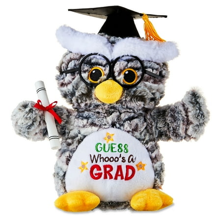 Way To Celebrate Graduation Animated 11.5-Inch Plush Friend, Owl