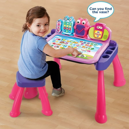 VTech® Touch & Learn Activity Desk™ Deluxe - Pink With Stool