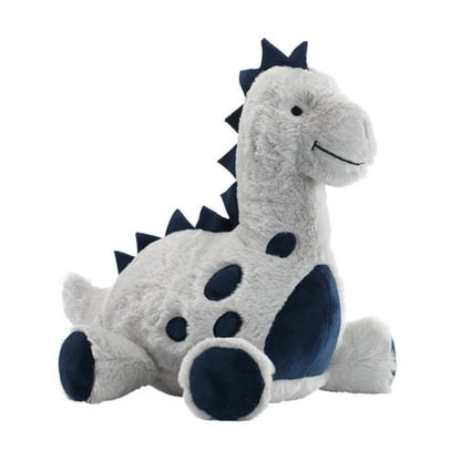 Lambs & Ivy Baby Dino Blue/Gray Plush Dinosaur Stuffed Animal Toy Plushie- Spike