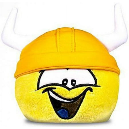 Club Penguin Series 11 Yellow Puffle Plush (Viking Hat)