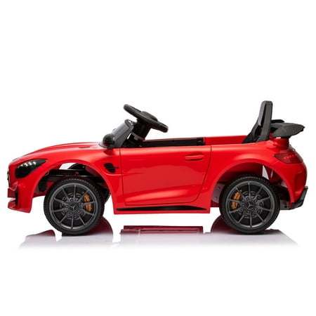 Seizeen 12V Kids Ride On Cars Battery Powered, Benz-GTR Ride on Toy w/ Remote Control, 3 Speeds, Music Player, Ride On Cars for Kids As Best Gift for Girls Boys, Red