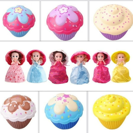 Cup Cake Doll Play House Children's Toy Cake Mini Surprise Doll Deformable Pastry Princess Sweet Girl Birthday Gift