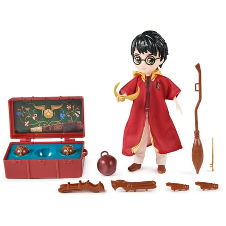 Wizarding World, 8-inch Harry Potter Quidditch Doll Gift Set, for Ages 6+