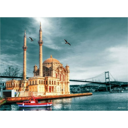 Anatolian 1000 Piece Puzzle - Ortakoy Mosque Nostalgia Puzzle, Multicolor (PER3171)