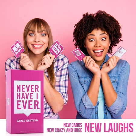 Never Have I Ever Girl's and Bachelorette Edition, Hilarious and Revealing Party Card Game for Adults