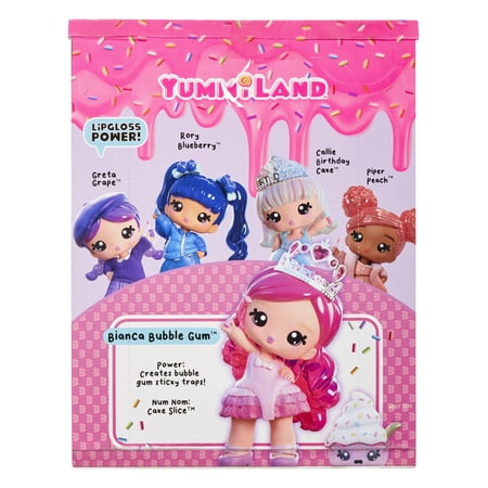 Yummiland Large Doll + Lipgloss Pet- Bianca Bubblegum, Ages 4+