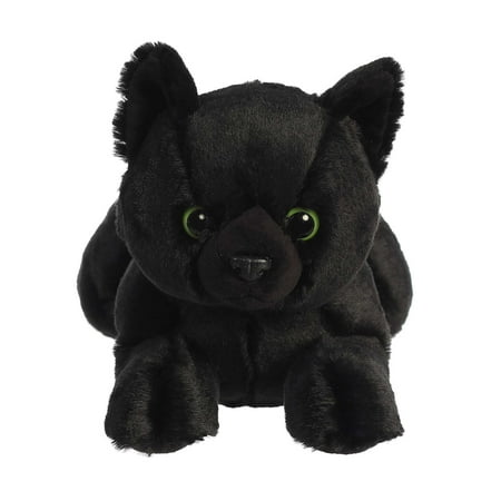 Aurora - Medium Black Flopsie - 12" Twilight Cat - Adorable Stuffed Animal