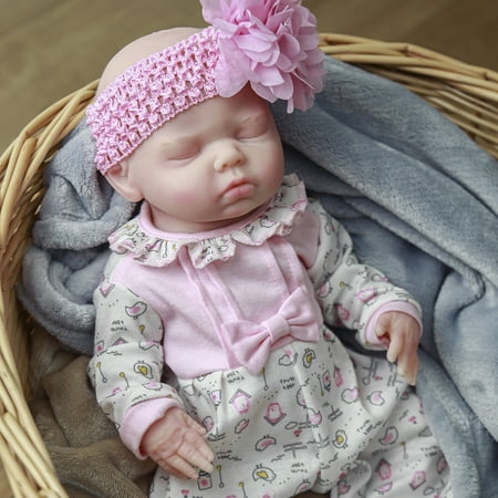 16 inch Reborn Baby Dolls Full Body Silicone Doll in Toys, Not Vinyl Dolls, Realistic Soft Silicone 5.29 lb Newborn Baby Dolls