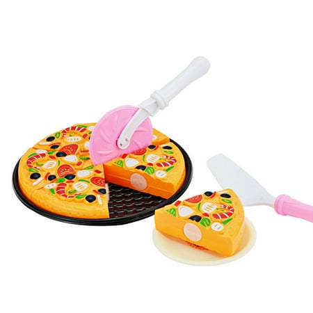 Toys Food Kid Fake Pretend Pizza Kitchen Playset Cook Children Kids Educational Playing