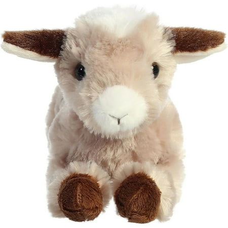 Aurora - Small Brown Mini Flopsie - 8" Paisley Goat - Adorable Stuffed Animal