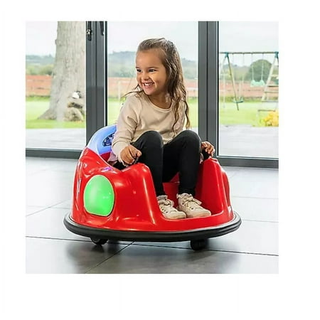 XOOTZ Twist N Bump 6V Electric Bumper Car Red for Kids Ages 2-6 Years