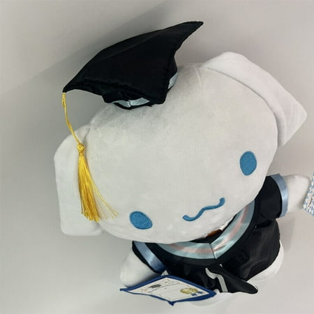 13.8 inch Cinnamoroll Ph.D Plush Doll Graduation Ceremony Collection Friend Graduation Gift New - 35cm