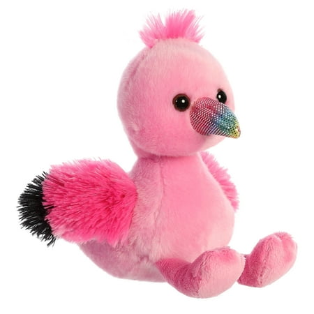 Aurora - Small Pink Mini Flopsie - 8" Fairy Flamingo - Adorable Stuffed Animal