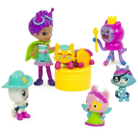 Gabby’s Dollhouse, Celebration Figures Set with Surprise Toy & Accessory