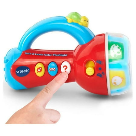 VTech, Spin and Learn Color Flashlight, Toddler Learning Toy