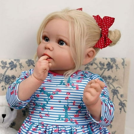 20" Reborn Baby Dolls Realistic Baby Dolls Soft Body Real Life Baby Dolls Girl with Gift Box for Kids Age 3+