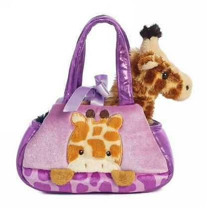 Aurora - Small Multicolor Fancy Pals - 7" Peek-A-Boo Giraffe - Fashionable Stuffed Animal