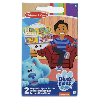 Melissa & Doug Blue's Clues & You! Take-Along Magnetic Jigsaw Puzzles (2 15-Piece Puzzles)