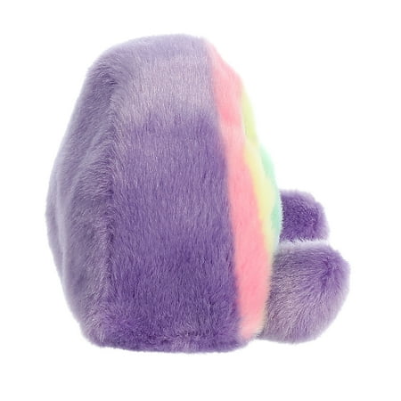 Aurora - Mini Multicolor Palm Pals - 5" Vivi Rainbow - Adorable Stuffed Animal