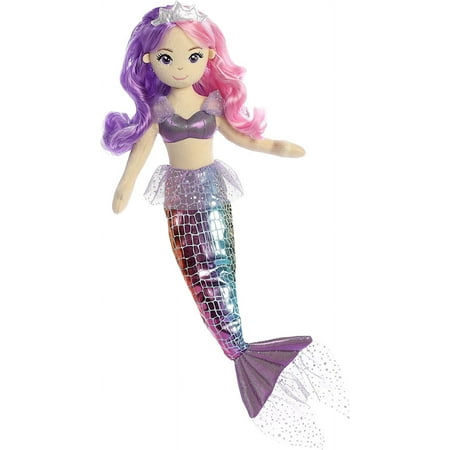 Aurora World Sea Sparkles Rainbow Mermaid Sea Iris Plush