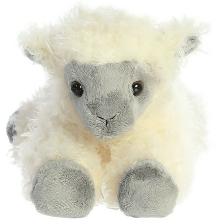 Aurora - Small White Mini Flopsie - 8" Black Face Sheep - Adorable Stuffed Animal