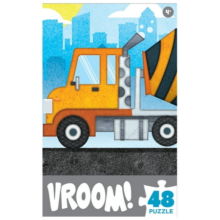 Vroom! 48 Pieces Interlocking Jigsaw Puzzle for Kids