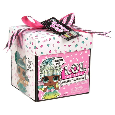 LOL Surprise Present Surprise Birthday Month Doll With 8 Surprises For Kids Age 5+