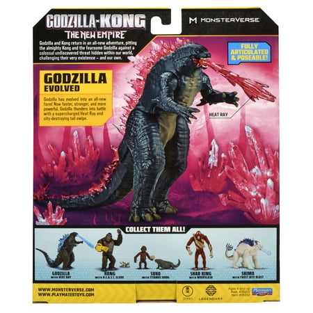 Godzilla x Kong 6" Godzilla Evolved (w/ Heat Ray) by Playmates Toys