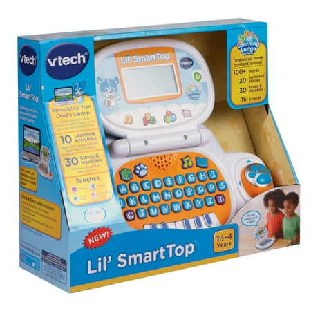 VTech Lil' Smart Top Learning Laptop for Toddlers With QWERTY Keyboard