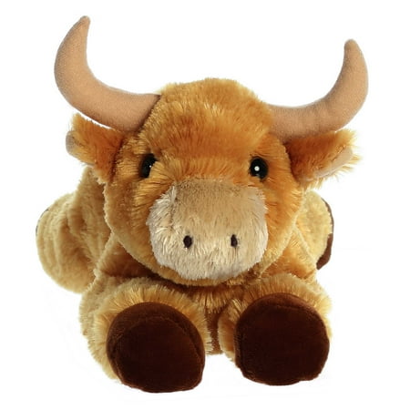 Aurora - Medium Brown Flopsie - 12" Toro Bull - Adorable Stuffed Animal