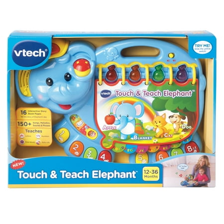 VTech, Touch and Teach Elephant, ABC Toy for Toddlers