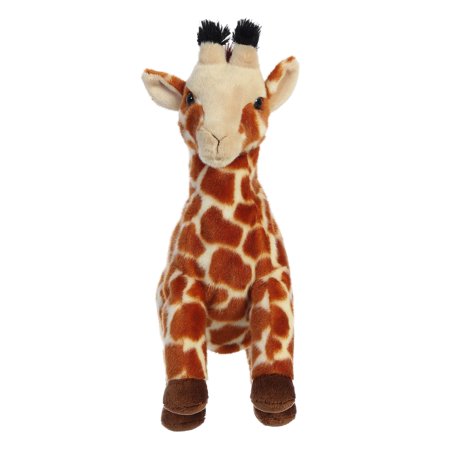 Aurora - Medium Brown Hand Puppet - 12" Giraffe - Interactive Stuffed Animal