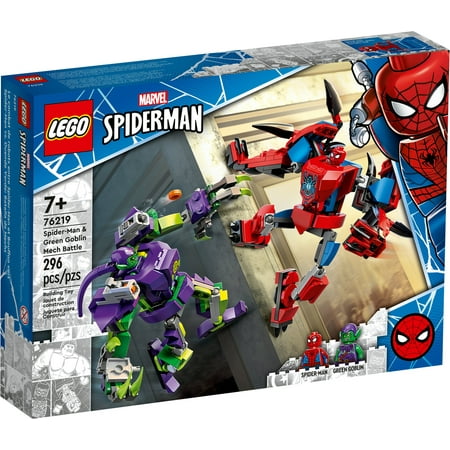 LEGO Marvel Spider-Man & Green Goblin Mech Battle 76219 Building Kit (296 Pieces)