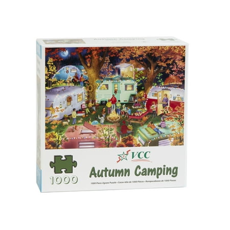 Vermont Christmas Company 1000-Piece Autumn Camping Jigsaw Puzzle