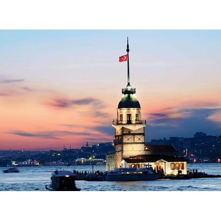 Anatolian Puzzle - Maiden's Tower, 1000 Piece Jigsaw Puzzle, Multicolor (ANA3125)